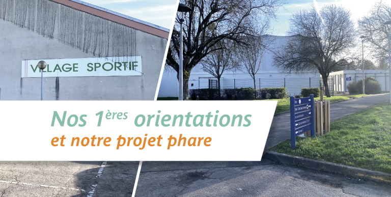 Programme : nos 1ères orientations